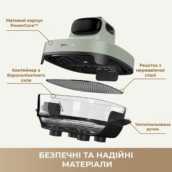 Фото - Мультипіч Dreame Tasti PT60 4.5L+2.5L Starlight Gray